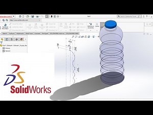 Solidworks - Water bottle Modelling