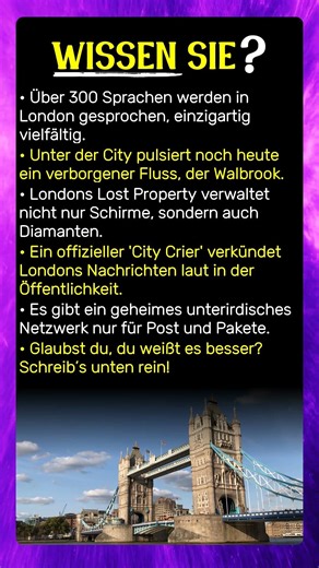 London: Eine Welt für sich – völlig anders!