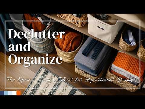 Declutter and Organize: Top Space-Saving Ideas for Apartment Living!