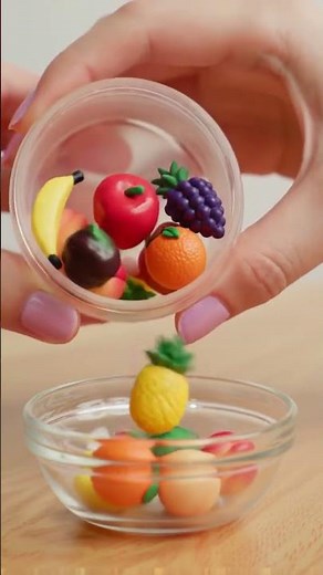 Magical Fruit Drop Explosion, Realistic Glass Fruit Burst with Juicy Splash