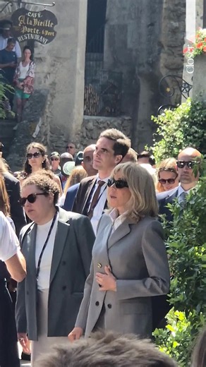 Brigitte Macron reçoit les Premières dames à Yvoire pour un déjeuner G7