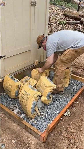 Dry Concrete Slab Method#Construction #Concrete #DIY #foryoupage #knowledge