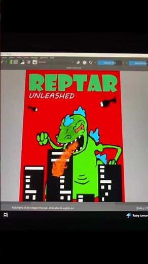 Reptar Unleashed: The Lost Rugrats Game (Digital Artwork Showcase)