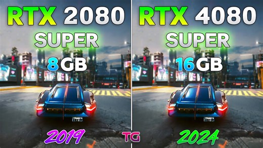RTX 2080 SUPER vs RTX 4080 SUPER - 5 years difference