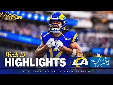 Rams' Top Plays vs. Lions: Matthew Stafford's Best Throws, Puka Nacua's Big Catches & More