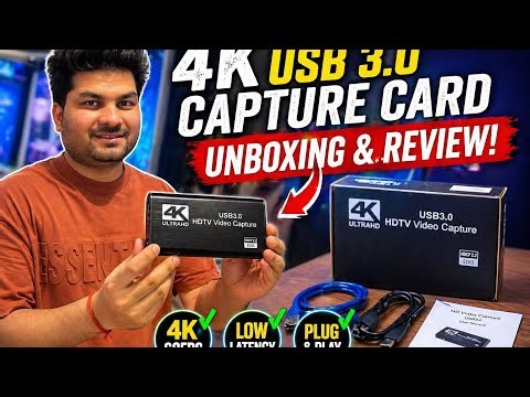 Top Tier or Trash? 4K Capture Card Unboxing | Don’t Buy Before Watching This.