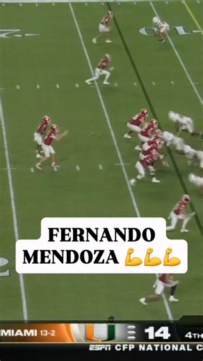 Fernando Mendoza is one tough football player 👀🤯 📺 ESPN #B1G x @indianafootball | Big Ten Conference