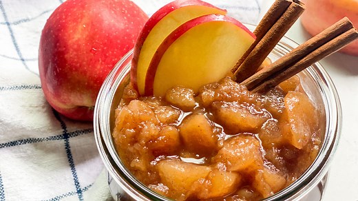 Slow Cooker Chunky Applesauce Recipe - Mashed