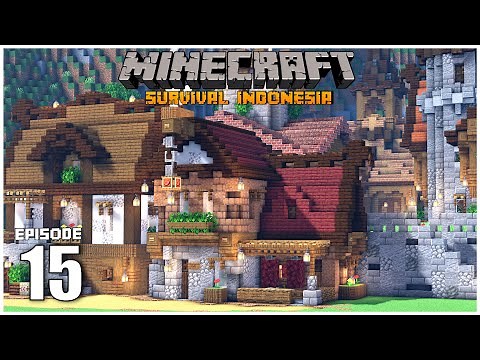 Building a Butcher Shop or Butcher House in Aisha - Minecraft Survival Indonesia (Ep.15)