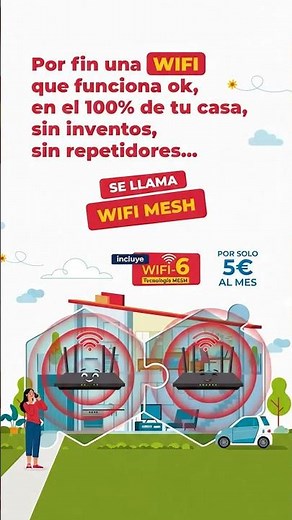 WIFI MESH con FIBRA 1 000 MEGAS y 10 meses de prueba gratis 🚀
