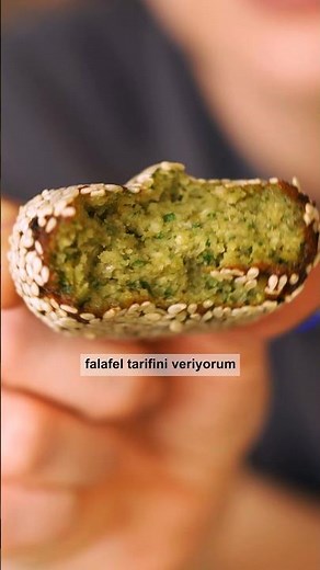 This falafel is something else! 🧆🤩 Sesame Falafel 😍 #easyrecipes
