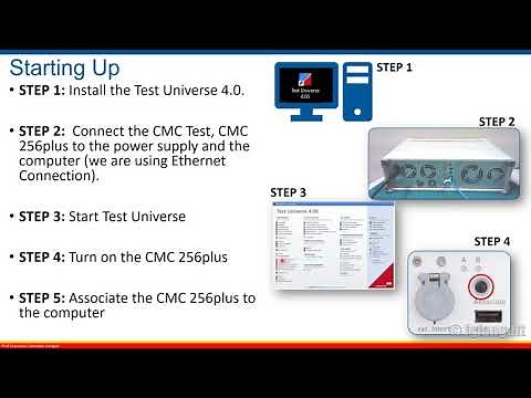 CMC 256plus and Test Universe Starting Up (ENGLISH)