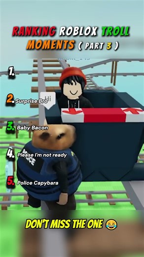 Roblox Funny Troll Moments Pt 3 🤣 #roblox #robloxedit #shortvideo #robloxfunny #shorts