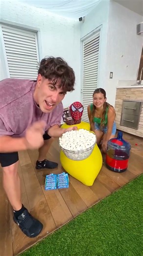 Spider-Man Inside a Giant Balloon ☠️ 🤣