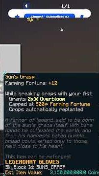 1 in 500M Chance to Get This New CHEAT Item!! #skyblocknews Hypixel Skyblock MiniNews 52