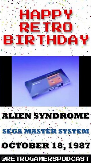 Happy Birthday to Alien Syndrome on the Sega Master System!