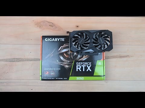 Gigabyte RTX 3050 WINDFORCE V2 OC 6GB 🎯 Graphics Card Unboxing and Overview
