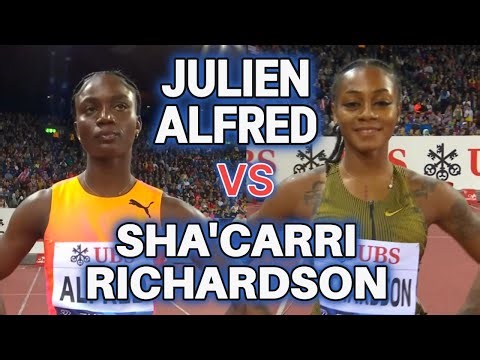 Sha'Carri Richardson vs Julien Alfred Women 100m