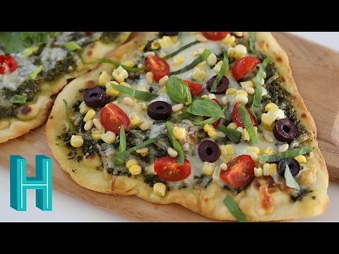 How to Make Flatbread Pizza | Hilah Cooking