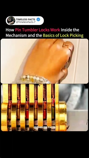 Inside a Pin Tumbler Lock 🔓 How Locks Really Open