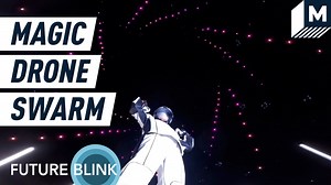 A colorful swarm of drones at the tips of your fingers