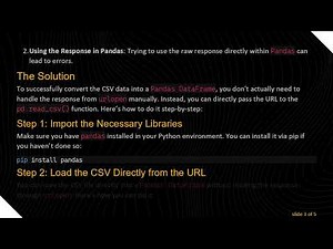 How to Efficiently Download CSV Online and Convert It into a Pandas DataFrame