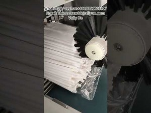 Bulk straws packaging machine，Full Automatic Group Straw Packing Machine