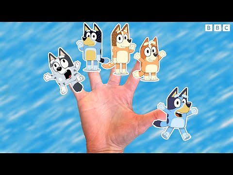 Bluey Finger Family Song | CBeebies
