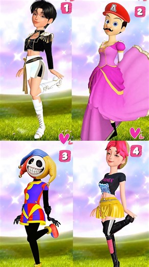 FUNNY OUTFIT SWAP 😁 #poppyplaytime #zepeto #kpopdemonhunters #memes #shorts #summerofgoals