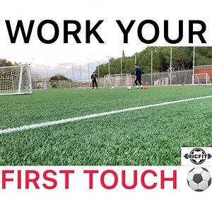 WORK YOUR FIRST TOUCH Here is an excellent drill to work on your directional first touch, long passing, turning and cognitive ability. How to: 1️⃣Set up 3 goals: one on the left, one on the right and one behind you. 2️⃣GRAB 5-6 BALLS 3️⃣Set the timer for 20 seconds 4️⃣Have your partner call; left, right, back right or back left. 5️⃣After the timer is done.. 6️⃣Have your partner command right, left, or back goal. 7️⃣Work until all balls are finished. Focus on sharpness and passing quality! If you