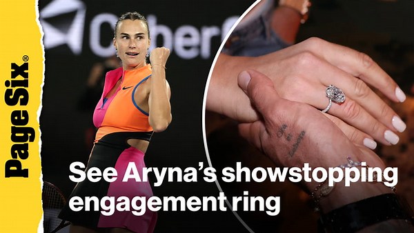 See Aryna Sabalenka’s showstopping engagement ring