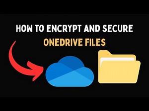 How to encrypt and secure OneDrive files