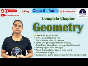 Geometry for Class 5 Math | Complete Chapter NCERT | Master Geometry with easy explanation #geometry