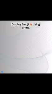 30K views · 588 reactions | Emojis using HTML  || SAVE FOR LATER...