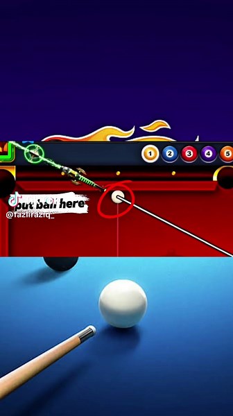 9 ball break shot