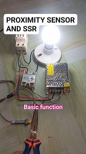 Proximity sensor and solid state relay basic function Switch low voltage power supply to higher powered loads #electrician #relay #panelboard #control #power #technician #Switch #wiring #outlet #electrical | Electricians Guide