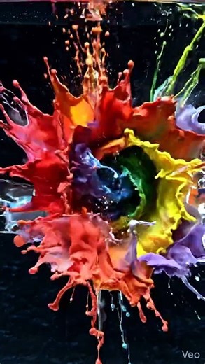 The Great Reset: Swirling Paint Colors Reversing to Perfection