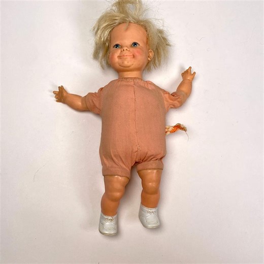 1960s Ideal Toys Thumbelina Toddler Pull String Doll, Moving Head and Legs - Etsy