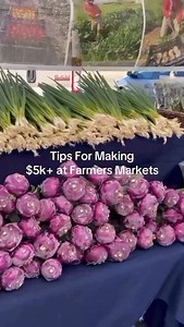 Here’s a glimpse of what helped us consistently reach $5,000 market days 👇 ✅ Colorful, abundant displays that drew people in ✅ $5 pricing for nearly everything - easy for us, easy for customers ✅ Took cards and cash to capture all types of shoppers ✅ Put almost everything out from the start - to delay restocking until after the morning rush ✅ Used layered tables to make the stand visually pop ✅ Kept shoppers outside the booth so we could manage lines efficiently and keep displays visible while 
