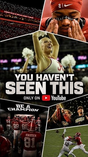 Alabama Like You’ve Never Seen It | Welcome to the Official YouTube Home of UA Athletics #rolltide