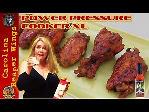 Spicy Carolina Reaper Chicken Wings | Power Pressure Cooker