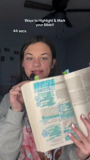 Ways to highlight & mark your Bible #jesuslovesyou #christiancontentcreator #highrequest #followme
