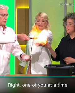 2.8M views · 3.4K reactions |  Holly was on fire this morning... quite literally!  | This Morning | Facebook