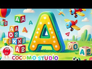 Letter A, ABC Phonic Song - Toddler Learning Video Songs, A for Apple, Nursery Rhymes