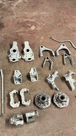 Dodge D50 suspension sandblasted