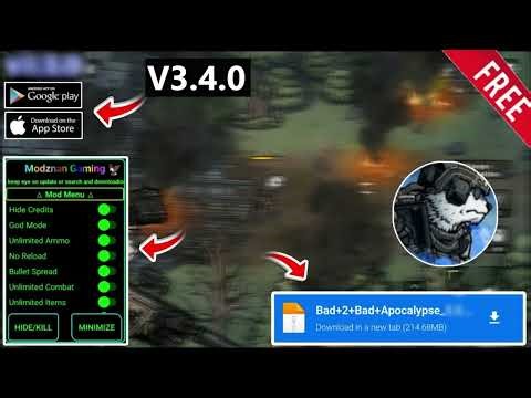 Bad 2 Bad Apocalypse Mod Menu v3.4.0 | Unlimited Ammo & Unlock All Resources