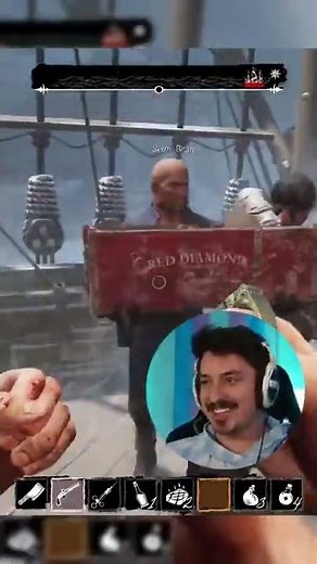 Sneaking Nitro onto the boat in Dread Hunger