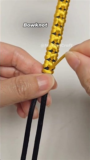 How to Tie Bowknot 2601100 Quick Macrame Tutorial #shortstutorial #knot #diy#handmade #macrame