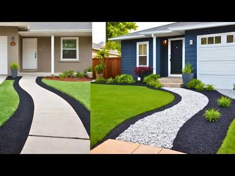 Tiny Front Yard Transformation on a Budget | Small Space Landscaping Ideas