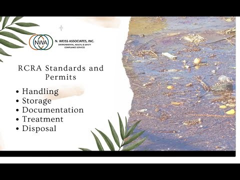 Compliant with the Resource Conservation and Recovery Act?